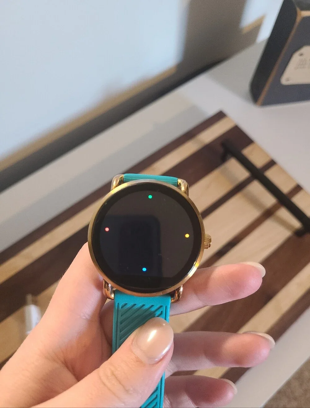 Fossil Q Wander (Gen 2) touchscreen smartwatch.